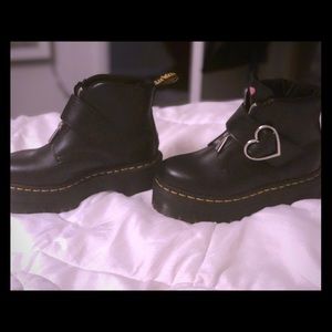 Lazy Oaf x Dr Martens Collab Chunky Heart Boot.